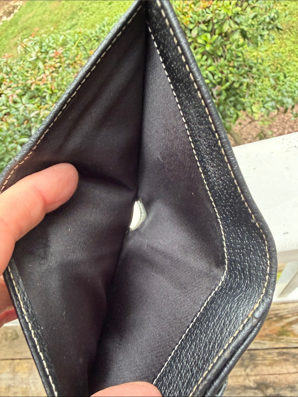 Fendi Black Leather Wallet with Silver Logo Plaque - Picture 15 of 16